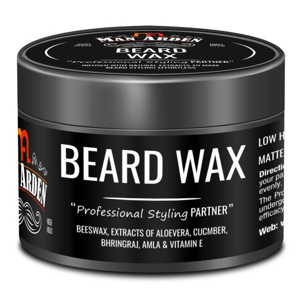 Man Arden Beard Wax Professional Styling For High Gloss, High Hold, Healthy  Beard, Anytime Re-Stylable, 50gm - JioMart