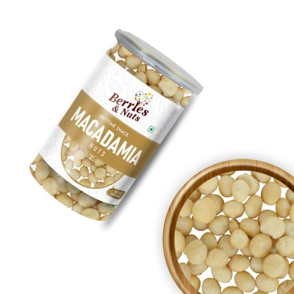 Berries And Nuts Premium Jumbo Macadamia Nut Kernels 510 Grams 3 Bottle of 170 Grams JioMart