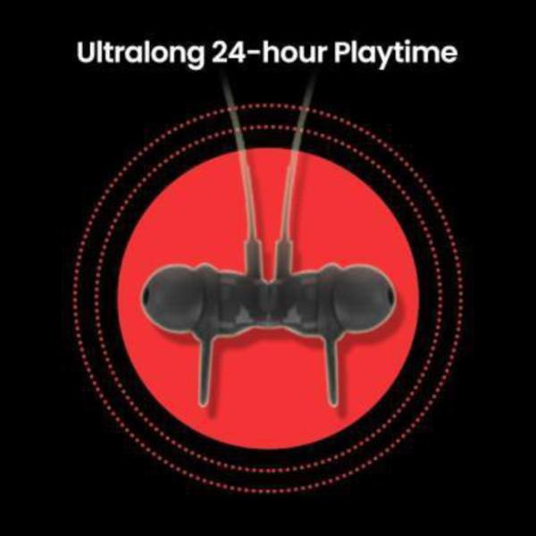 Cihlex Cx21 Super Bass Gold Neckband Headphone Long Life Battery