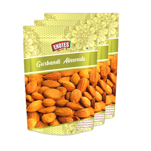 Exotes Gurbandi Almonds 600g (3 X 200 g) JioMart