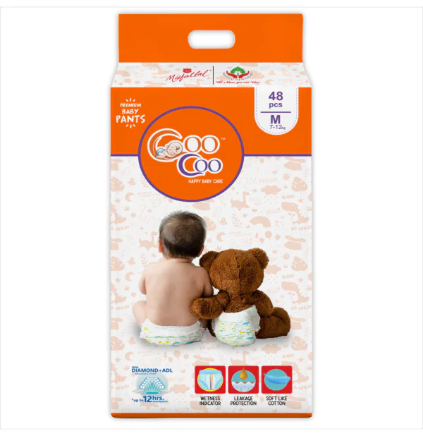 Coo Coo Baby Diaper Pants M (48 Pieces) JioMart