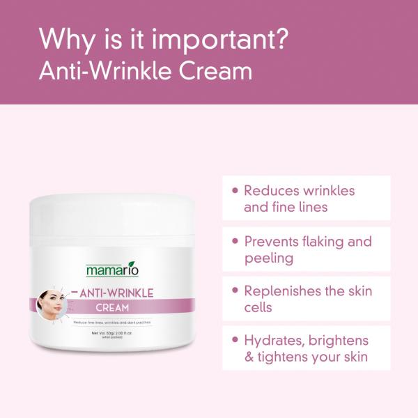 Mamario AntiWrinkle cream & Vitamin C Face Cream L Ascorbic Acid