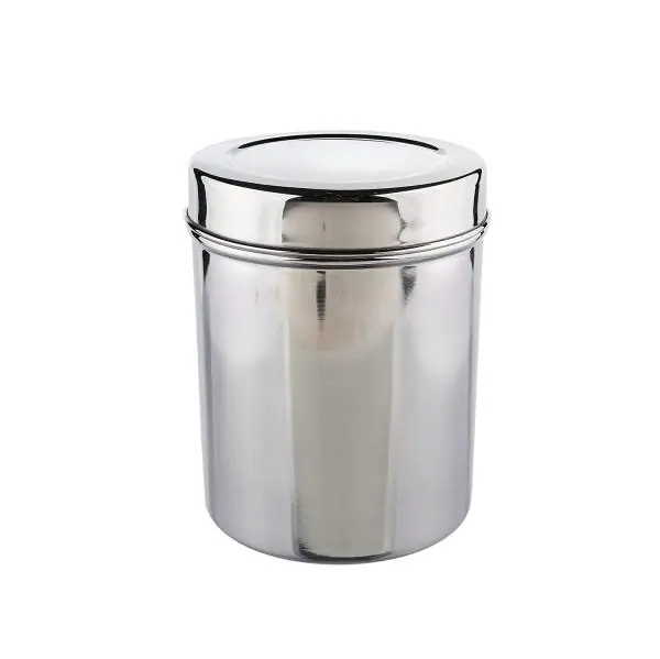METKING Airtight Silver Stainless Steel Kitchen Storage Container with