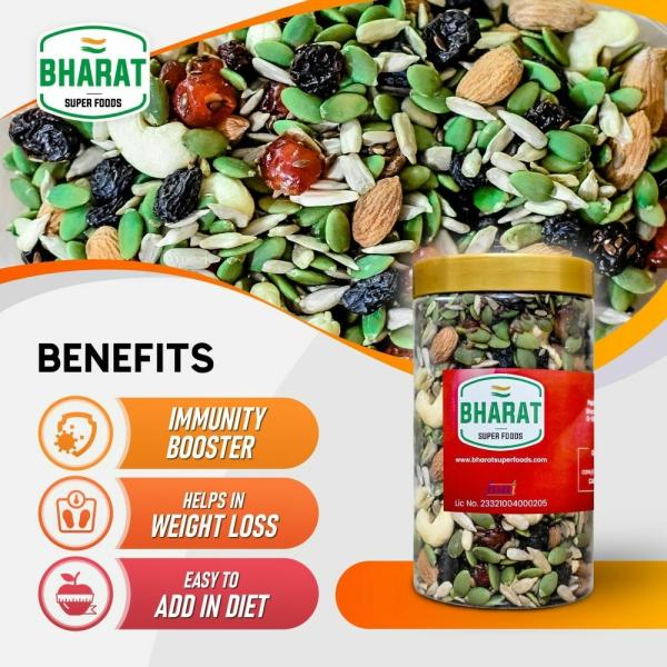 Bharat Super Foods Dry Fruits Nuts And Seeds Mix Immunity Booster 9