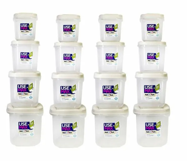 NAYASA Use Max Airtight Cointainer 2000 ml, 1500 ml, 1000 ml, 550 ml