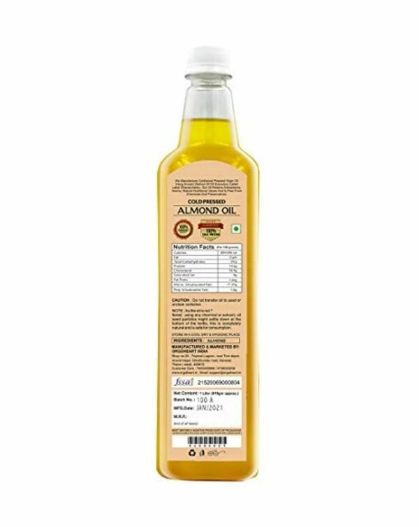 Orgoheart Virgin Almond Oil Promote Heart Health And Stabilize Blood Sugar Levels 500 ml JioMart