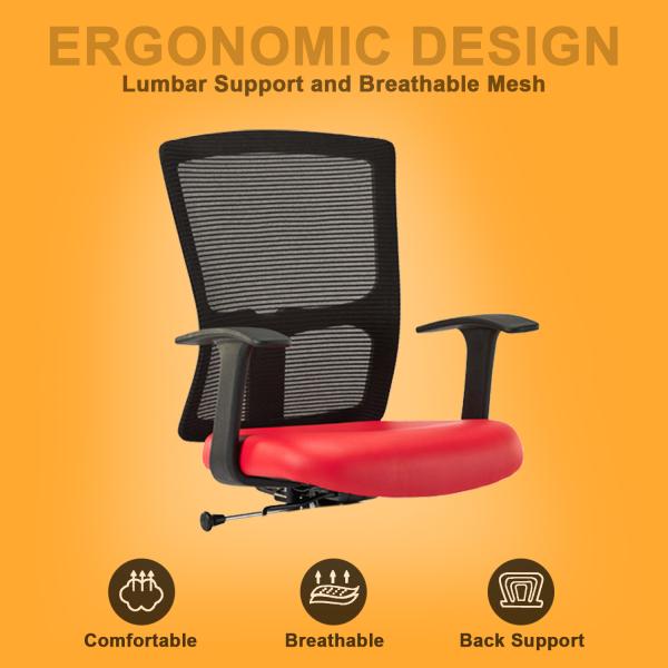 HOF F506 Mesh MidBack Metal Base Height Adjustable Work from Home