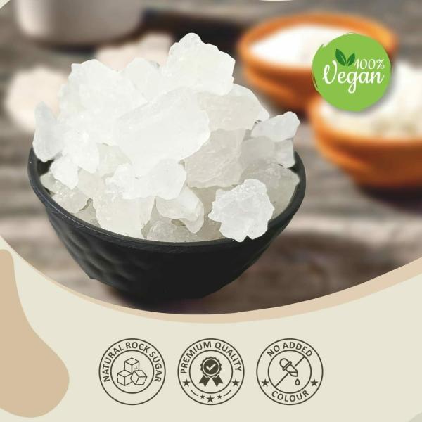 NUTRICUBE Mishri Gule Sugar Cubes Crystal Rock Sugar Prasad Mishri