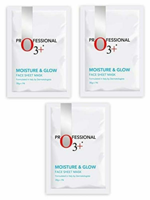 O3+ Moisture & Glow Face Sheet Mask JioMart