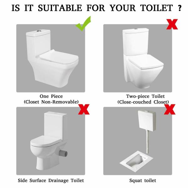 ELEGANT CASA ABS 10 inch,25cm AntiSiphon Dual Flush Valve for Single Pc ,Water Tank commode