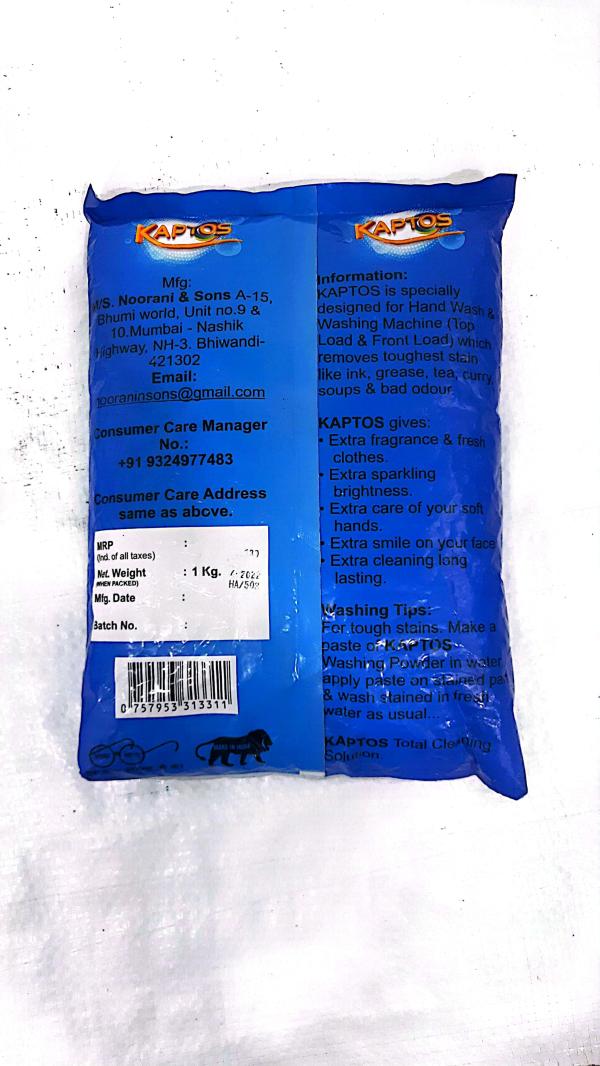 Kaptos detergent Powder 1 kg JioMart