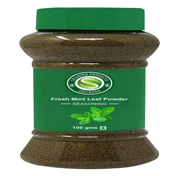 SOLIAURA PRODUCTS Fresh Mint Leaf Pudhina Powder 100 gm JioMart