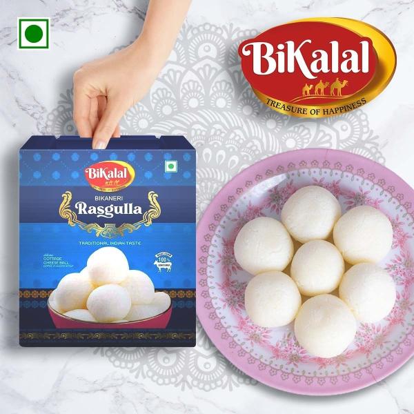 Bikalal Bikaneri Bhujia Namkeen | Rasgulla - 1 kg | Aslee Bikaneri ...