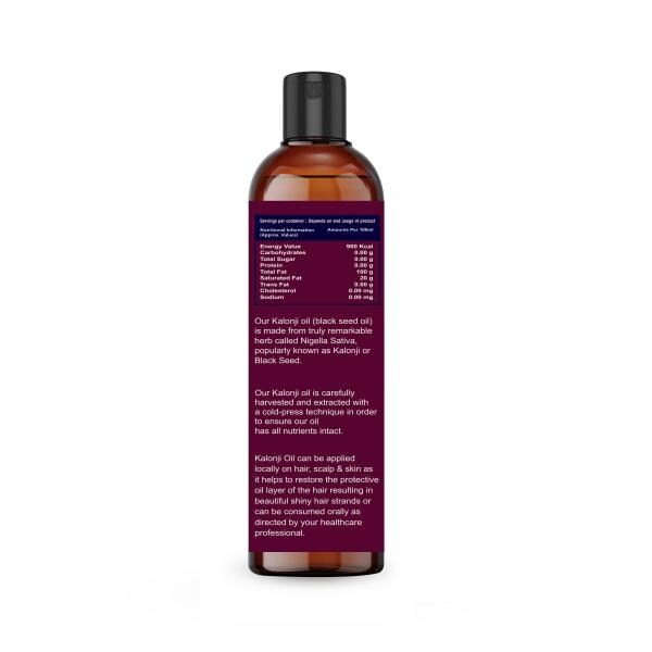 Carbamide Forte Cold Pressed Kalonji Oil for Hair Growth- Pure Black Seed  Oil for Hair Growth & Skin - Virgin Grade Nigella Sativa - 100ml - JioMart