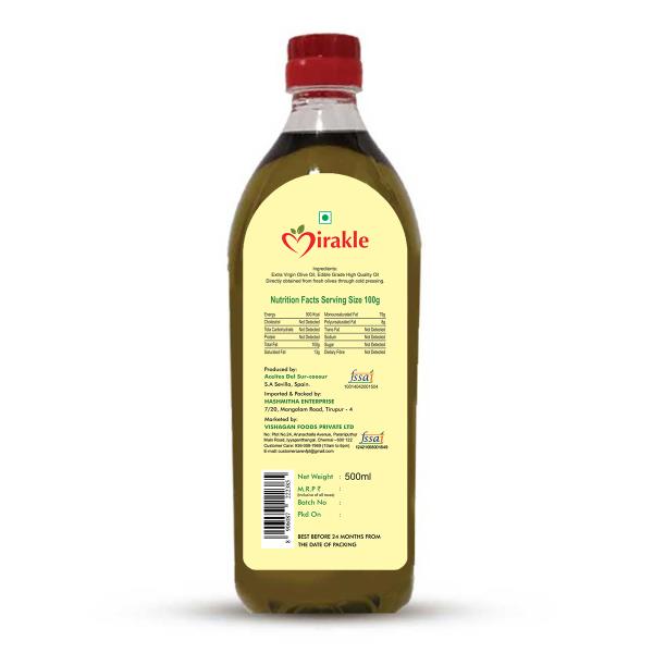 EXTRA VIRGIN OLIVE OIL500ML JioMart