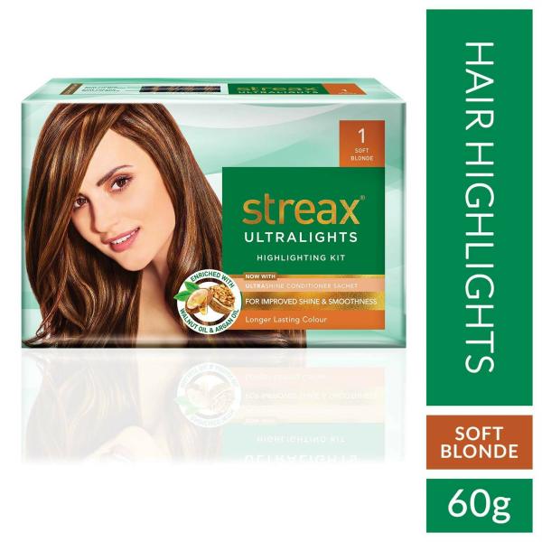 Streax Soft Blonde Highlights Kit, 60 G (Pack Of 3) - JioMart