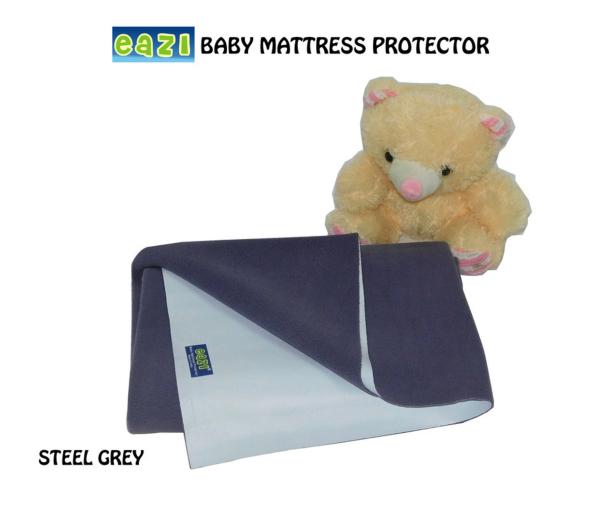 Eazi Steel Grey Waterproof Reusable Baby Quick Dry Sheet Bed Protector