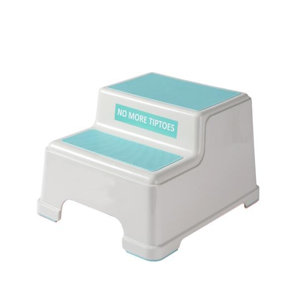 Safeokid 2 Step Stool For Kids, Soft Grip For Safety As Bathroom & Kitchen Step Stool, Toilet