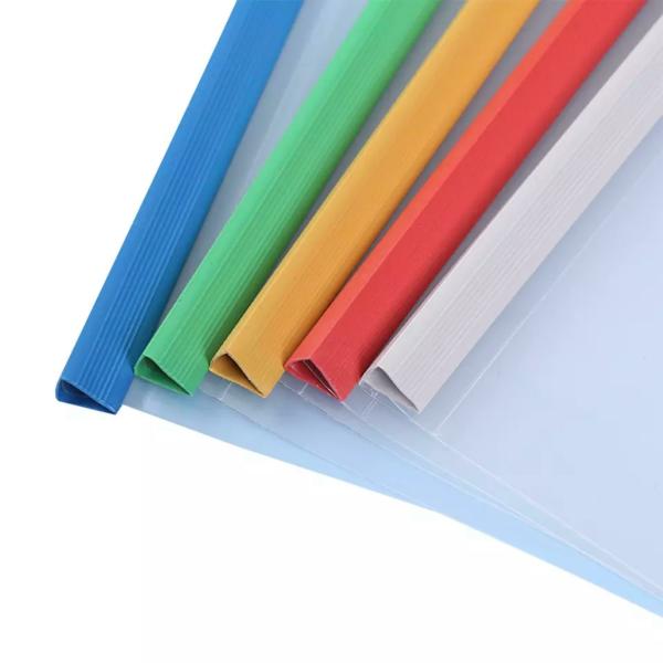 UNIXAA Plastic Clear Transparent Strip File Cover A4 Paper / Document
