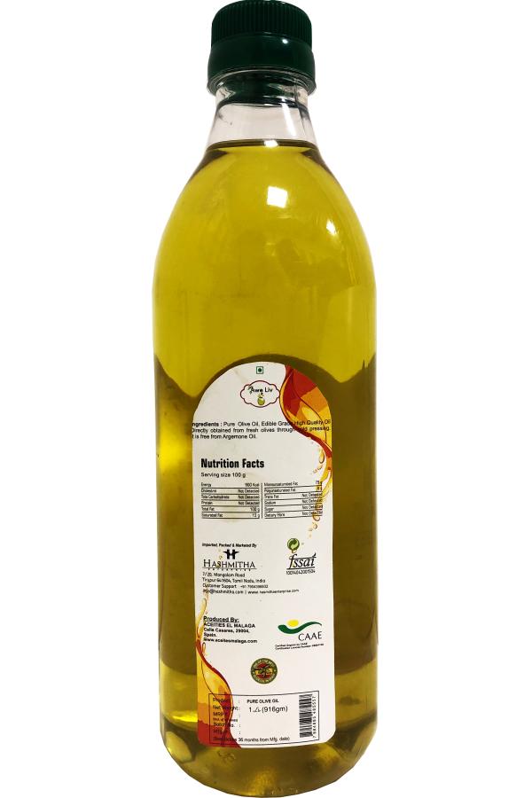AweLiv Pure Olive Oil ( Imported from Spain ) 1 Ltr JioMart