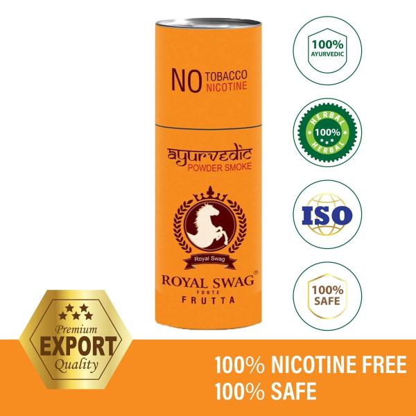 ROYAL SWAG Ayurvedic & Herbal Cigarettes Regular Flavour & Frutta