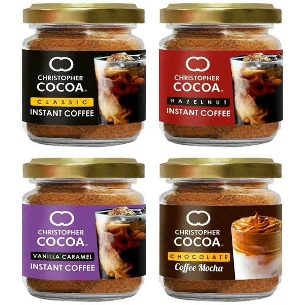 Christopher Cocoa, Dark Chocolate Mocha, 50g, Vanilla Caramel Chocolate