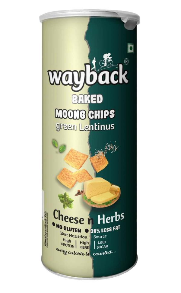 Wayback Crunchy Moong Cheese N Herbs Chips 150 G Pack of 2 JioMart