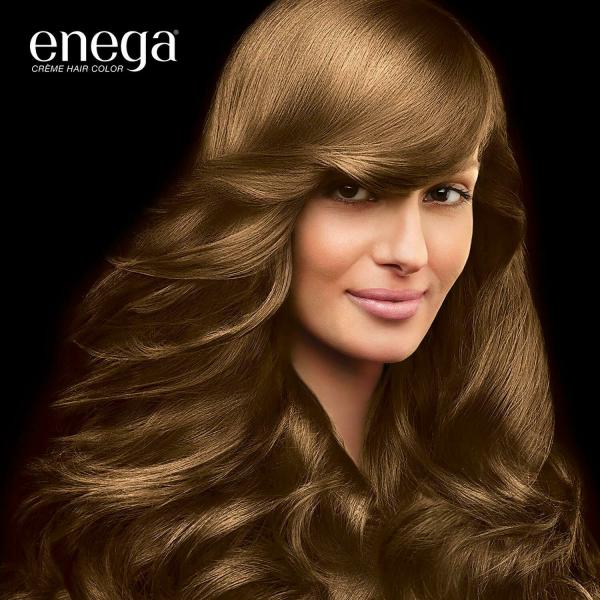Enega nourishing no ammonia light brown cream hair color with argon oil& green  tea extract 120ml - JioMart