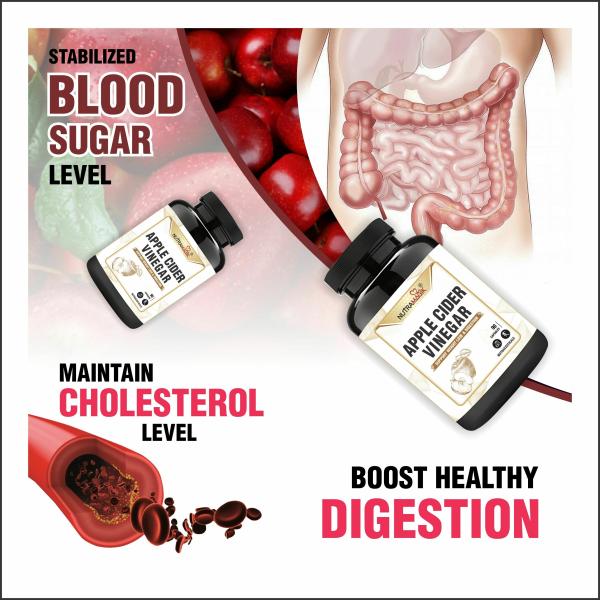 Nutramagik Apple Cider Vinegar Supports digestion, detoxification