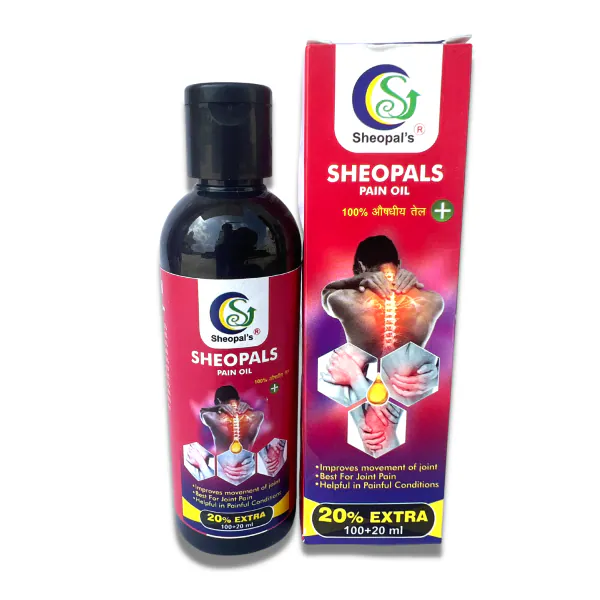 Sheopals Ayurvedic Pain Relief Oil for Joint, Back, Knee, Shoulder and