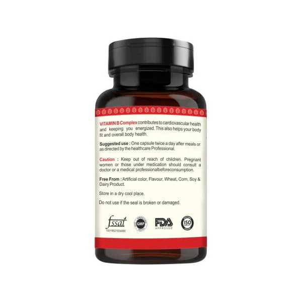 VitaWin VITAMIN B COMPLEX Capsules For Immunity, Hair, Skin, Eyes & Overall  Wellness, Pure Natural Herbal Nutrition Supplement ( 60 Capsules ) - JioMart