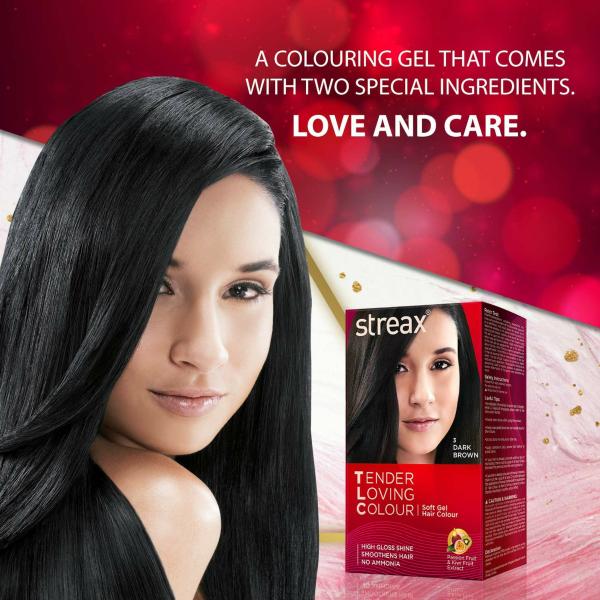 Streax Dark Brown Hair Color For Men And Women, 170 Ml - JioMart