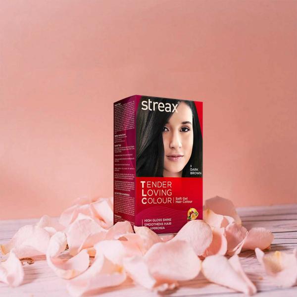 Streax Dark Brown Hair Color For Men And Women, 170 Ml JioMart