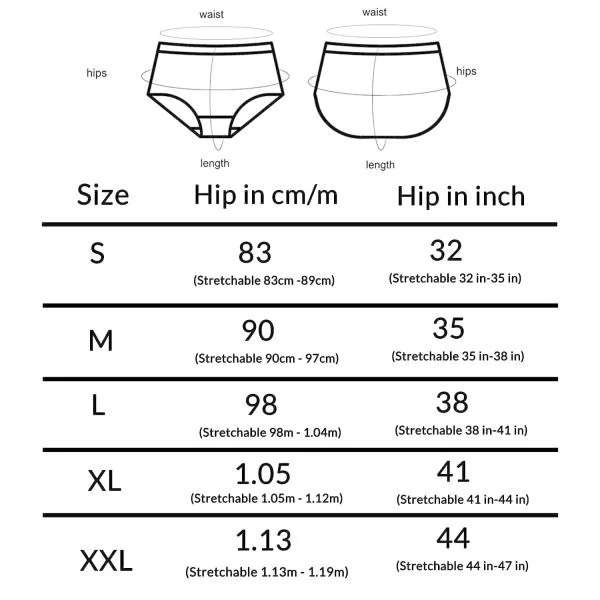 FF Essentials Women's Cotton Bikini Brief Underwear No Show Panties
