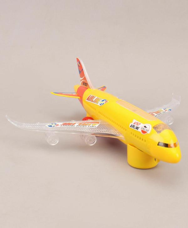 KiddyBuddy Baby's Little World Battery Operated Airplane Toy With