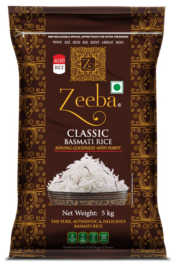 Zeeba Classic Basmati Rice, 5kg JioMart