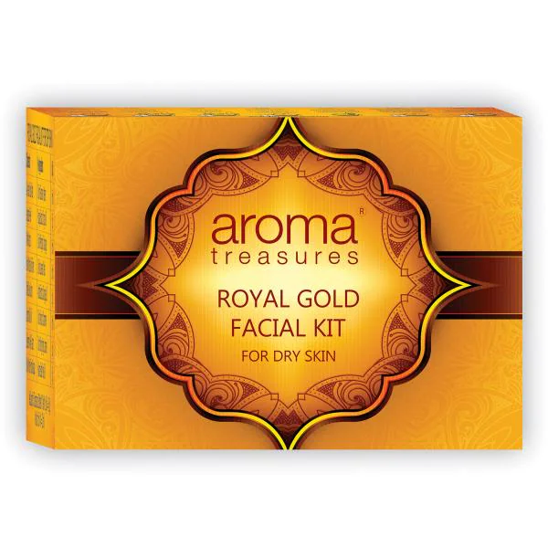 Aroma Treasures Royal Gold Facial Kit Dry Skin JioMart