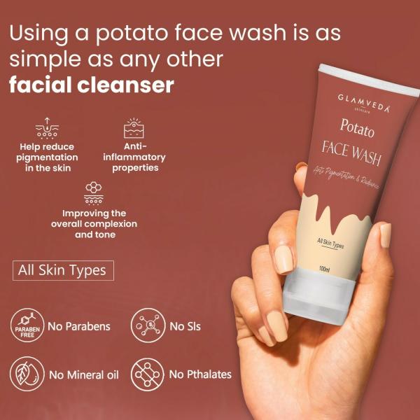 Glamveda Potato Anti Pigmentation Face wash JioMart