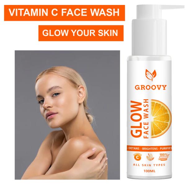 Vitamin C Foaming , Brightens Skin, All Skin Types Face Wash (100 ml) JioMart