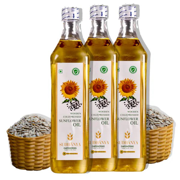 Sudhanya Cold Pressed Sunflower Oil 3L JioMart