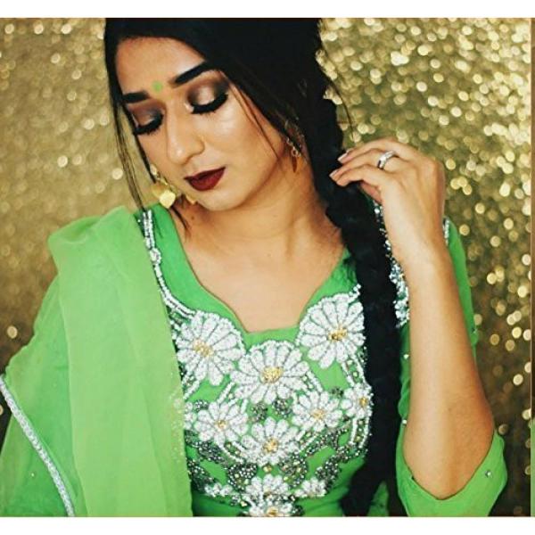 Clixfox Women and Girls Black Synthetic Nylon Punjabi Style Parandi