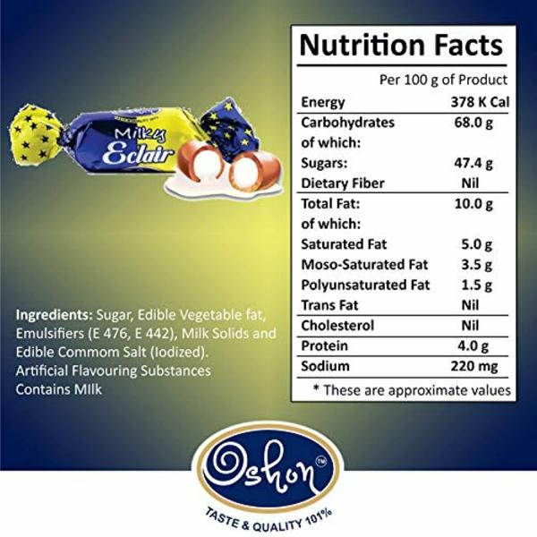 Oshon Rich Milky Eclair Toffee Vanilla Cream Filled 400 G JioMart