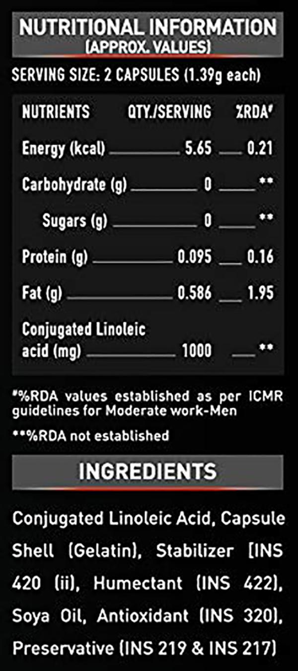 MuscleBlaze CLA 1000, Fat Burner, 90 Softgels JioMart