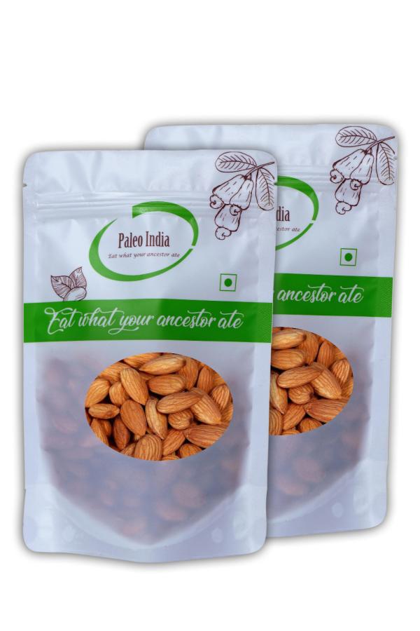 Paleo India Natural California Nonpareil Almonds Dried Fruits Badam