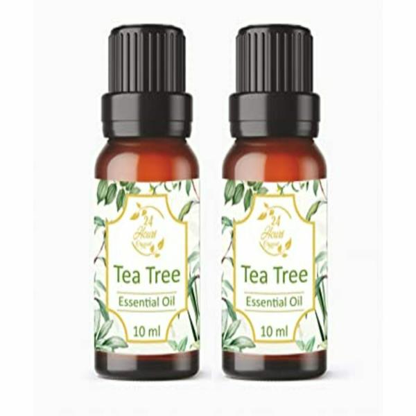 24 Hours Organic Tea Tree Essential Oil Treat For Antibacterial Acne