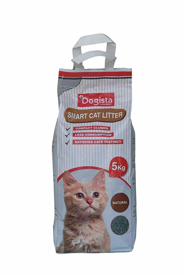 DOGISTA SMART CAT LITTER NATURAL 5KG EASY SMART CLUMP,DUST FREE