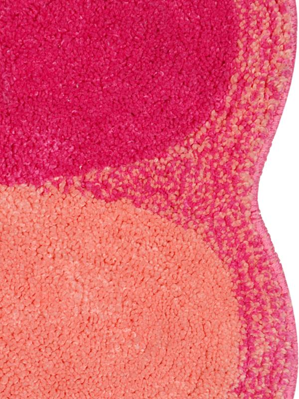 Saral Home Easy Living Pink Microfiber Bath Mat 60x60 cm JioMart