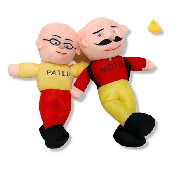 BCMP Cartoon Motu and Patlu Plush Stuffed Cute Toys for Kids Combo Pack of  2 - JioMart