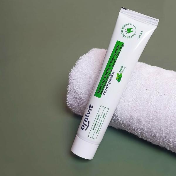 Oralvit Baking Soda And Peroxide Toothpaste JioMart