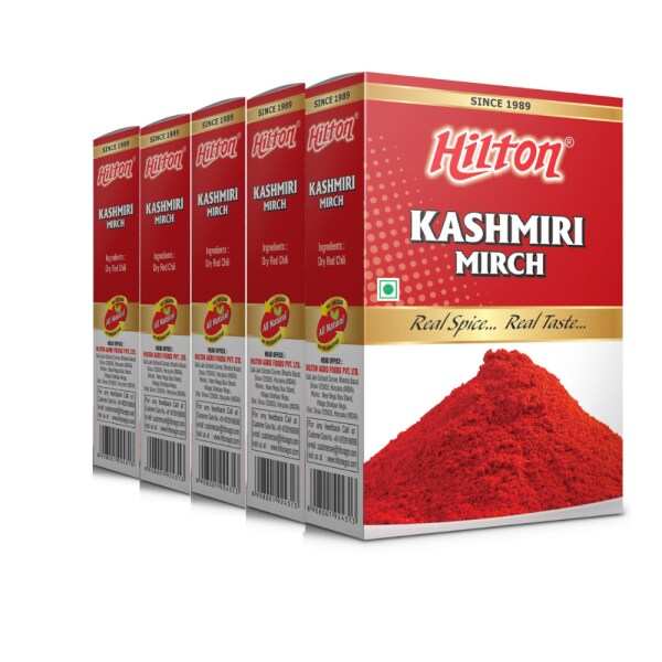 HilTON Vale Kashmiri Chilli Powder 300gm in Food Grade Packing Cool
